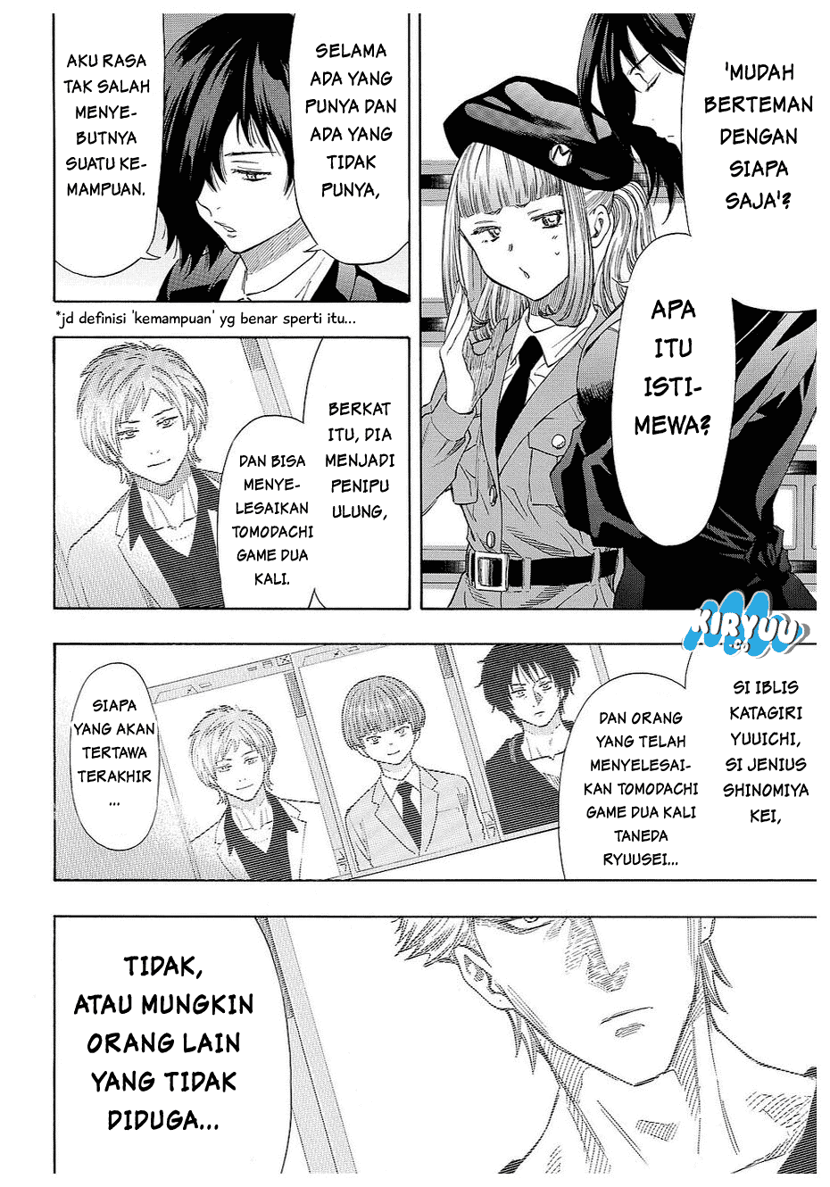 Tomodachi Game Chapter 42 Bahasa Indonesia