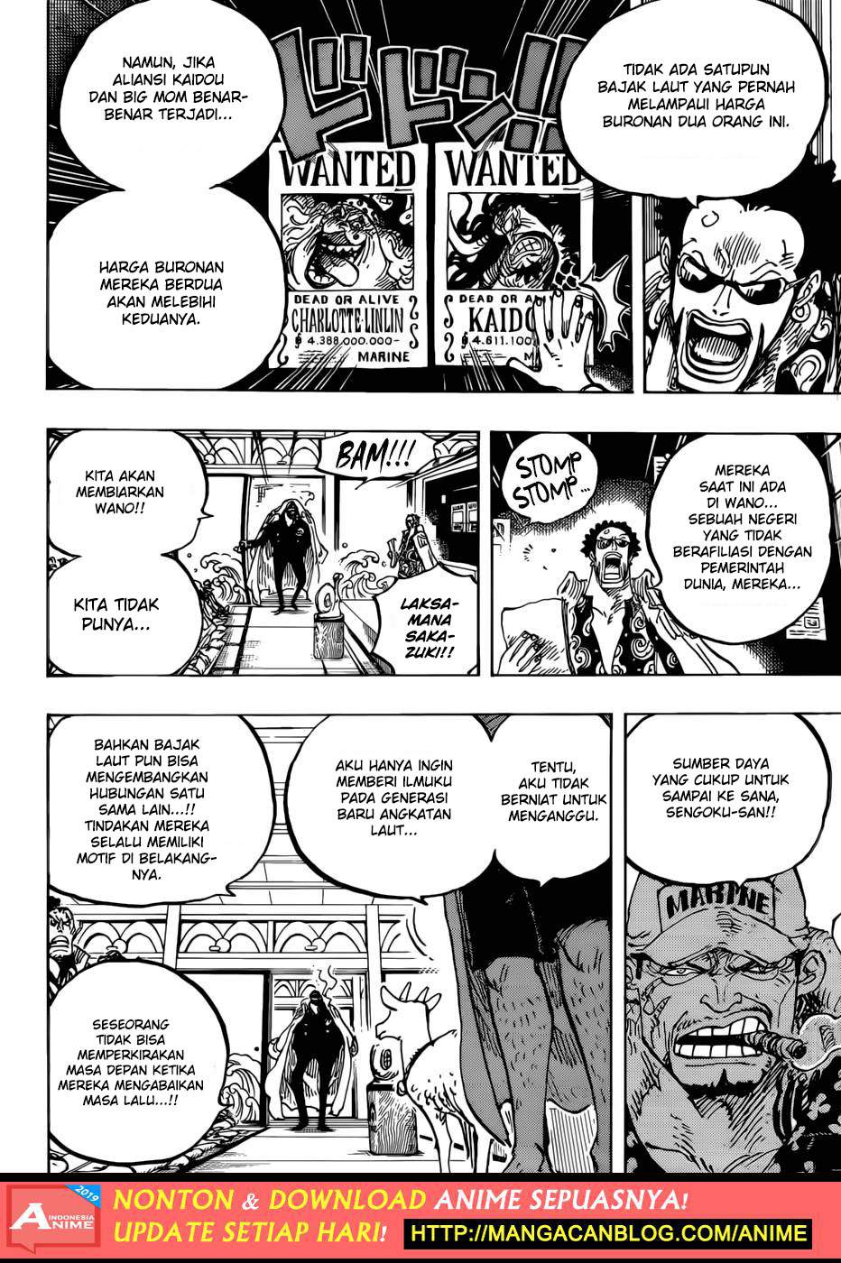 One Piece Chapter 957 Bahasa Indonesia