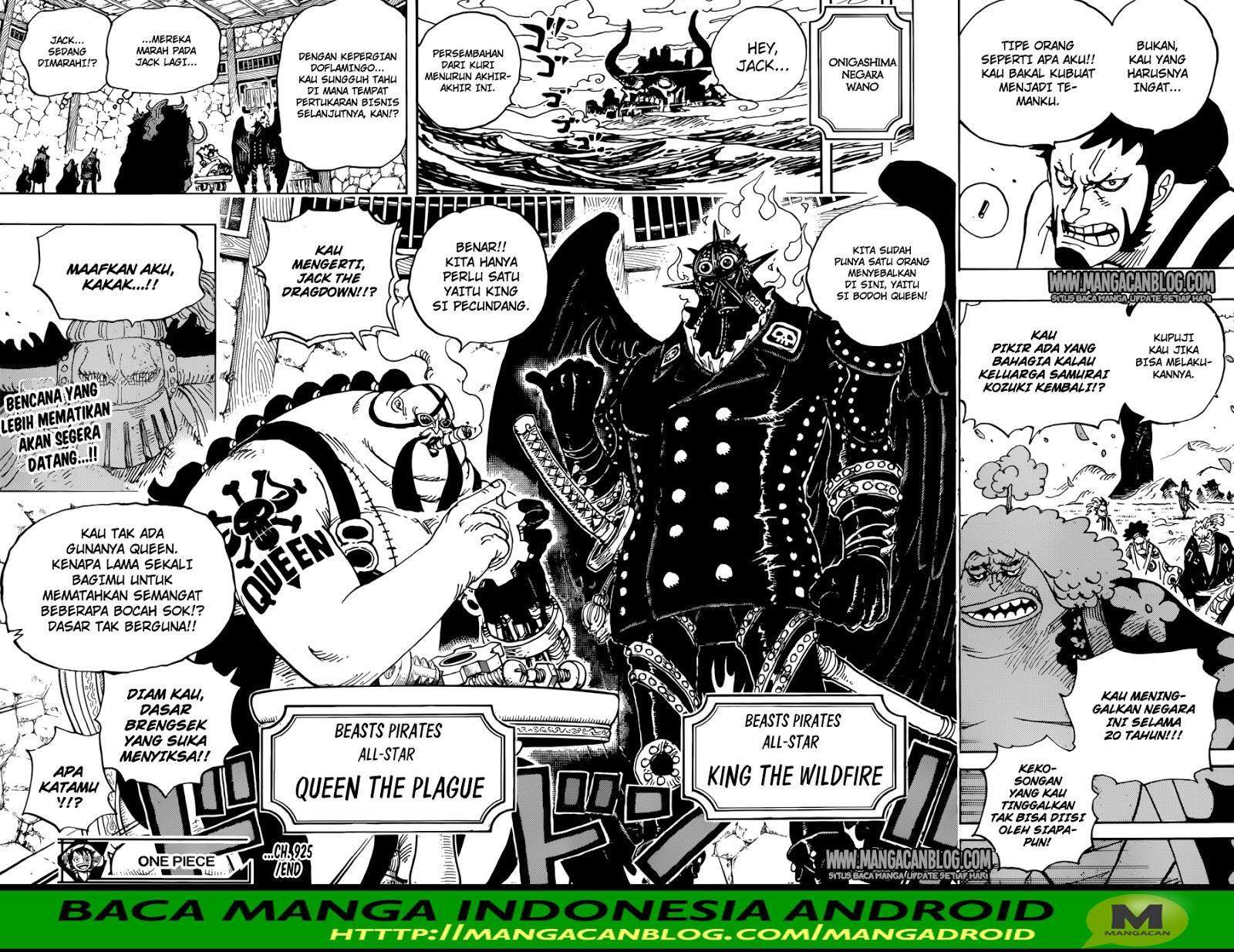 One Piece Chapter 925 Bahasa Indonesia