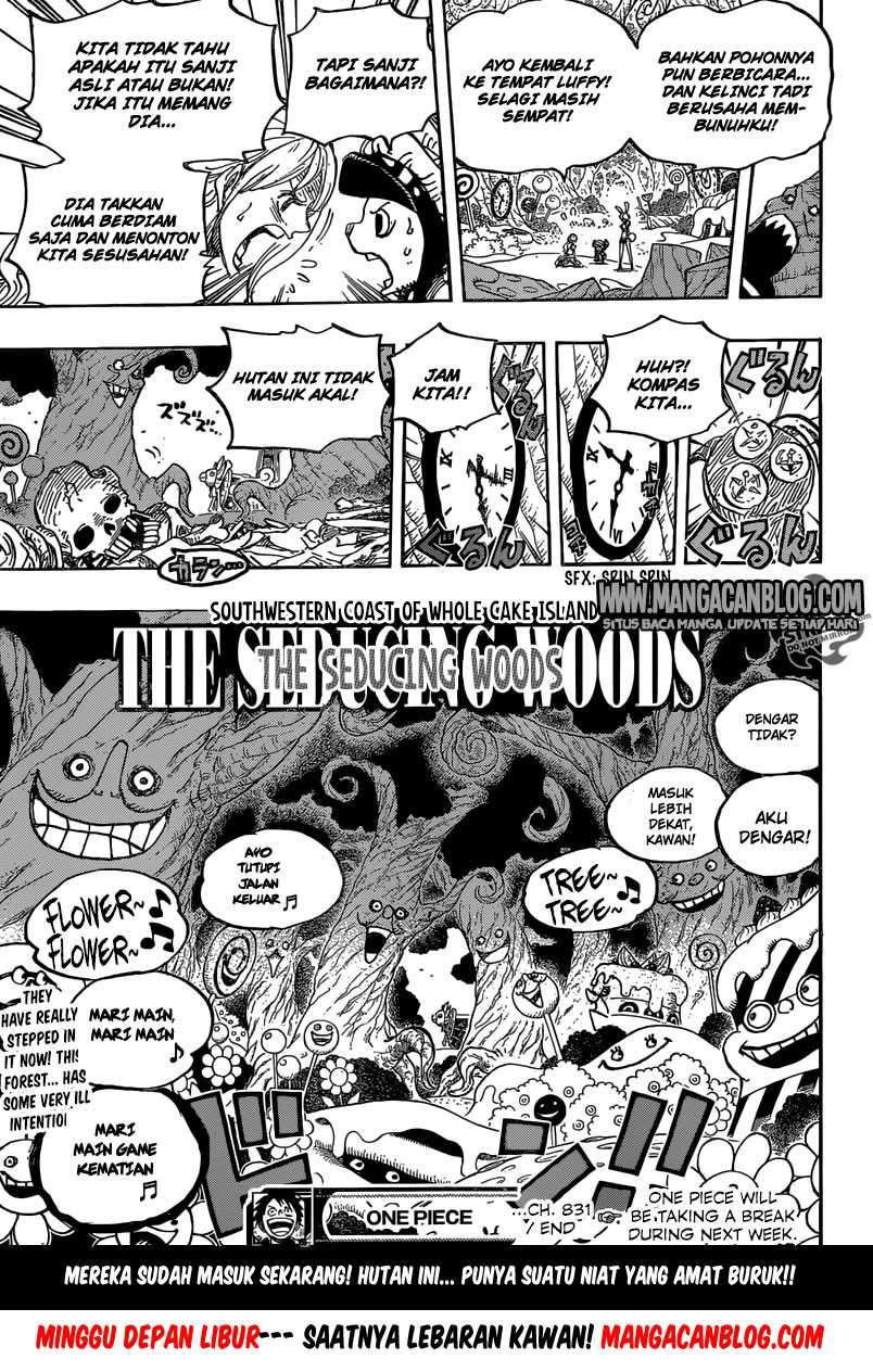 One Piece Chapter 831 Bahasa Indonesia