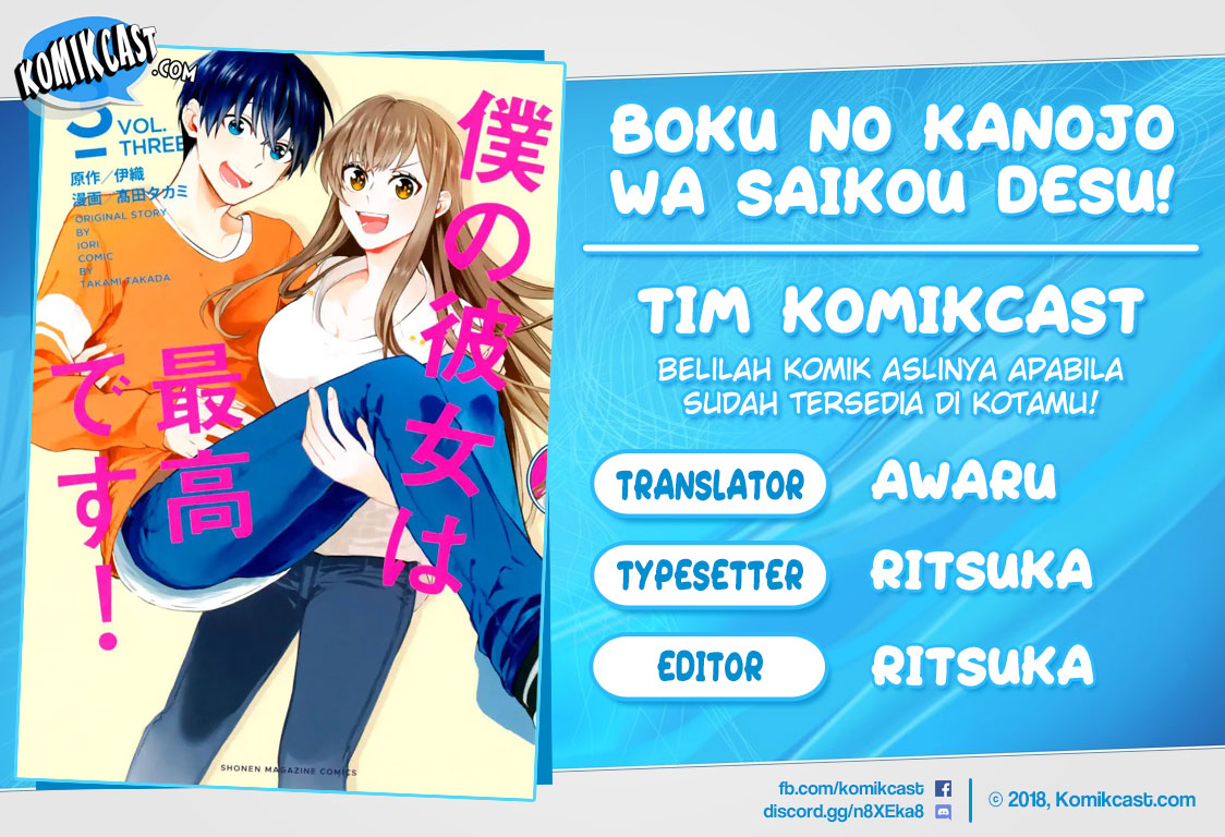 Boku no Kanojo wa Saikou desu! Chapter 18 Bahasa Indonesia