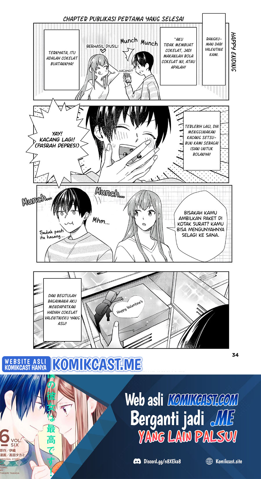 Boku no Kanojo wa Saikou desu! Chapter 43 Bahasa Indonesia