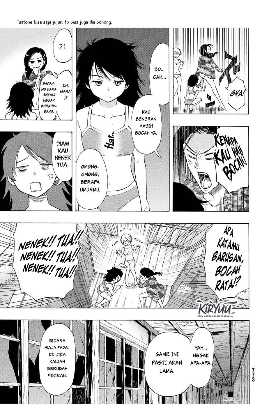 Tomodachi Game Chapter 67 Bahasa Indonesia