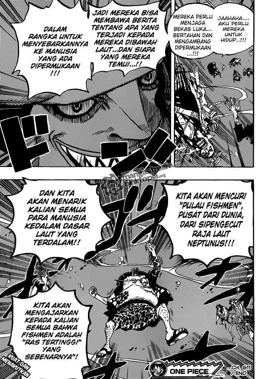 One Piece Chapter 611 Bahasa Indonesia