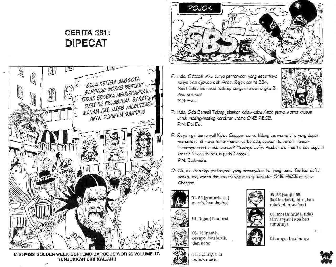 One Piece Chapter 381 Bahasa Indonesia