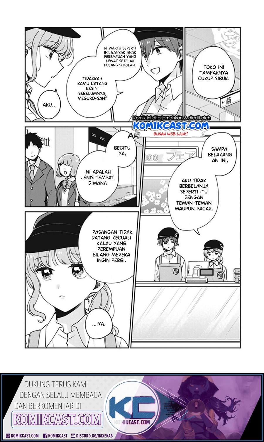 It’s Not Meguro-san’s First Time Chapter 34 Bahasa Indonesia