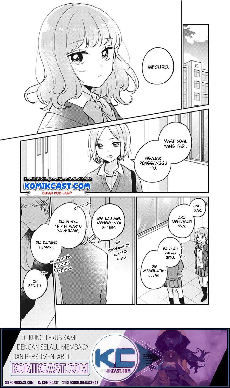 It’s Not Meguro-san’s First Time Chapter 27 Bahasa Indonesia