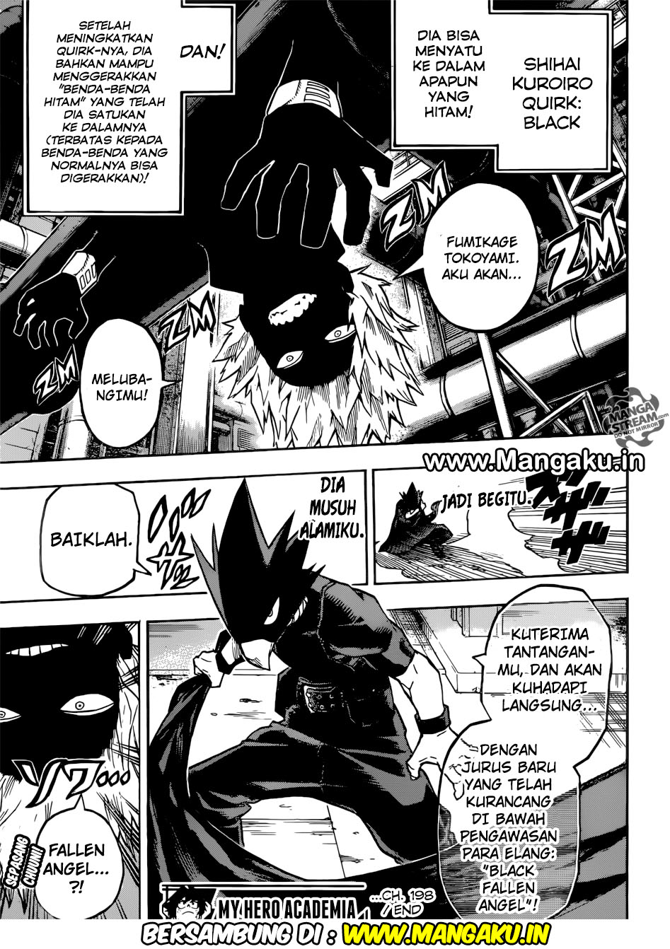 Boku no Hero Academia Chapter 198