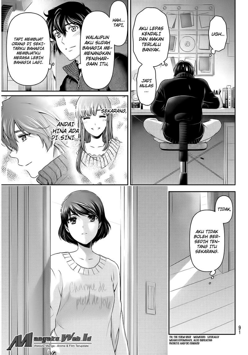 Domestic na Kanojo Chapter 71 Bahasa Indonesia