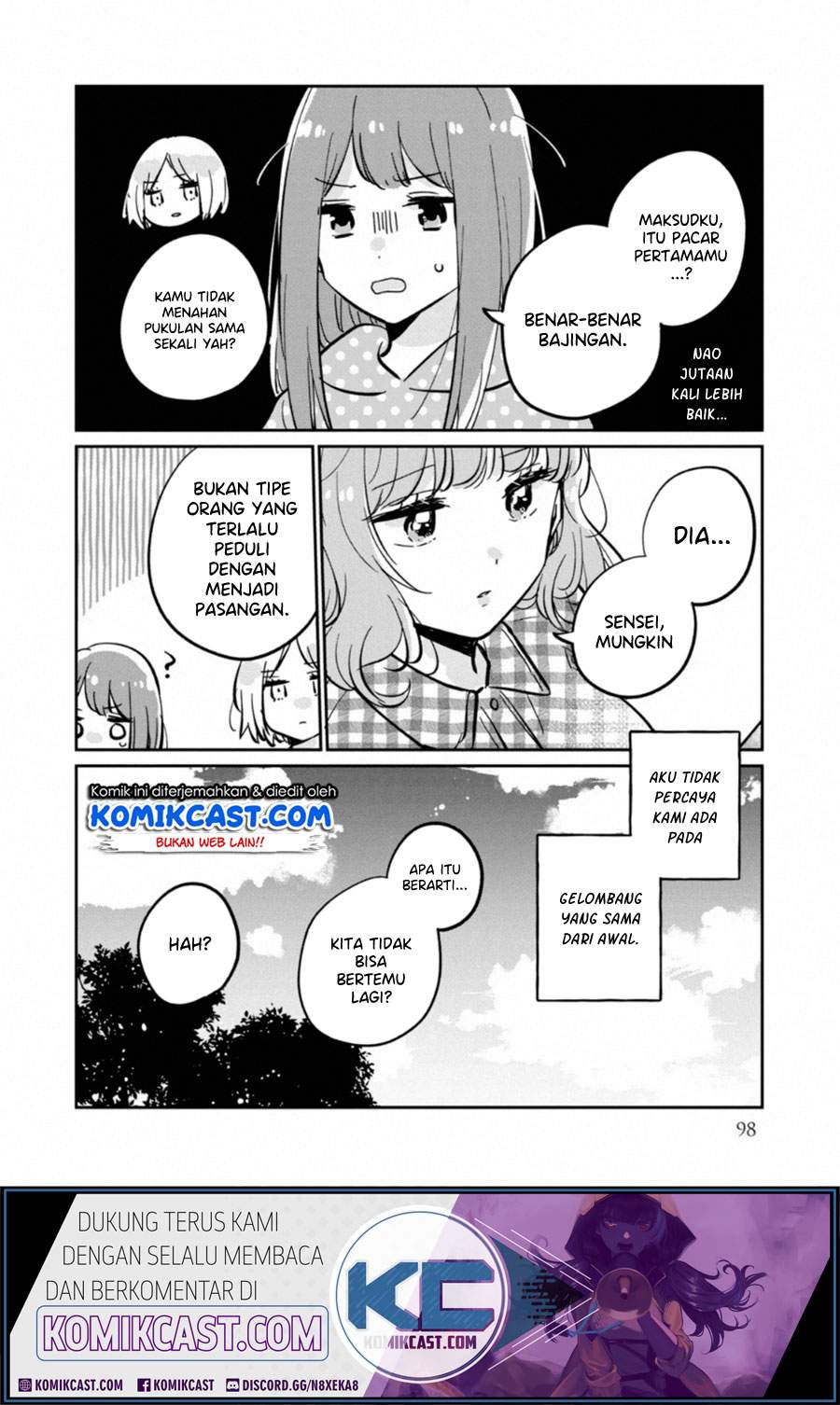 It’s Not Meguro-san’s First Time Chapter 30.5 Bahasa Indonesia