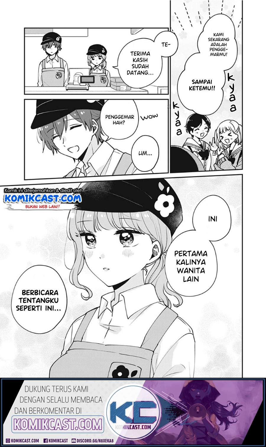 It’s Not Meguro-san’s First Time Chapter 34 Bahasa Indonesia