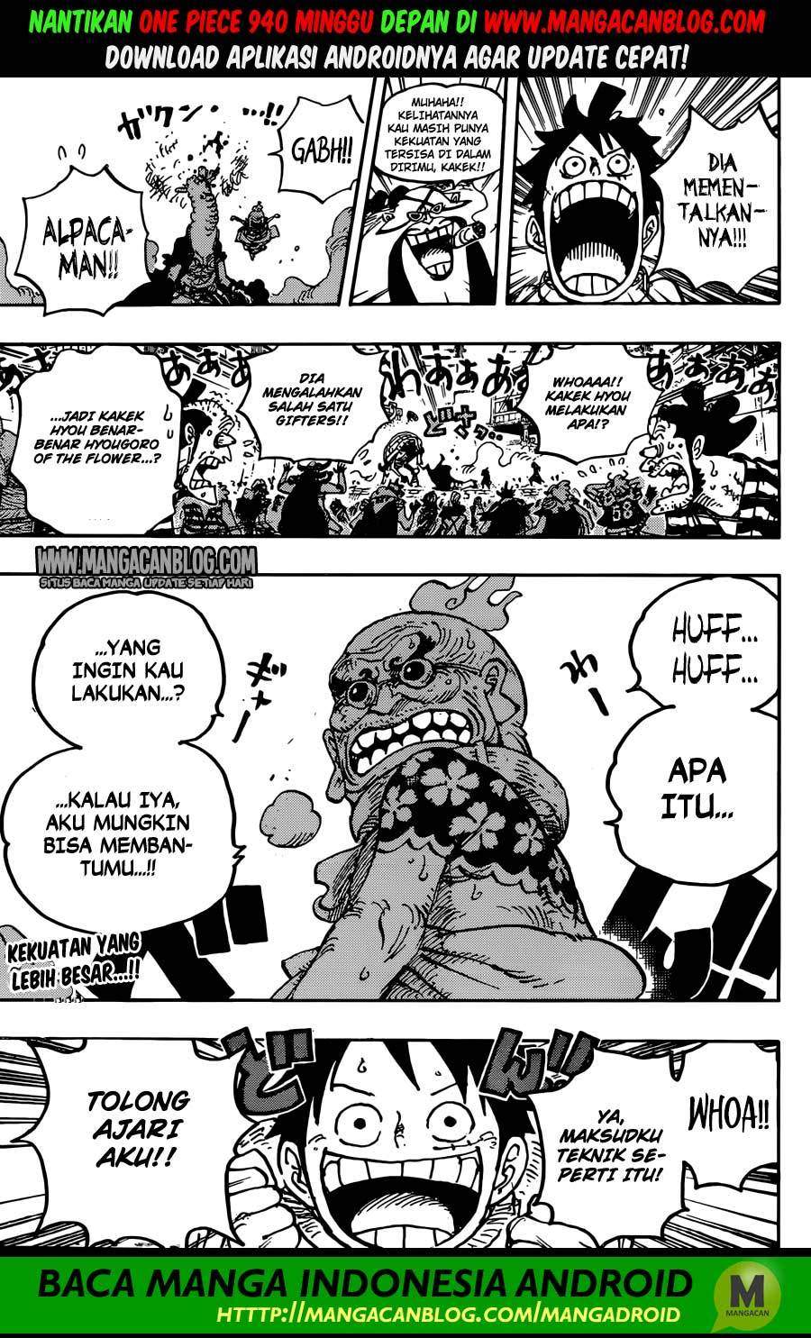One Piece Chapter 939 Bahasa Indonesia