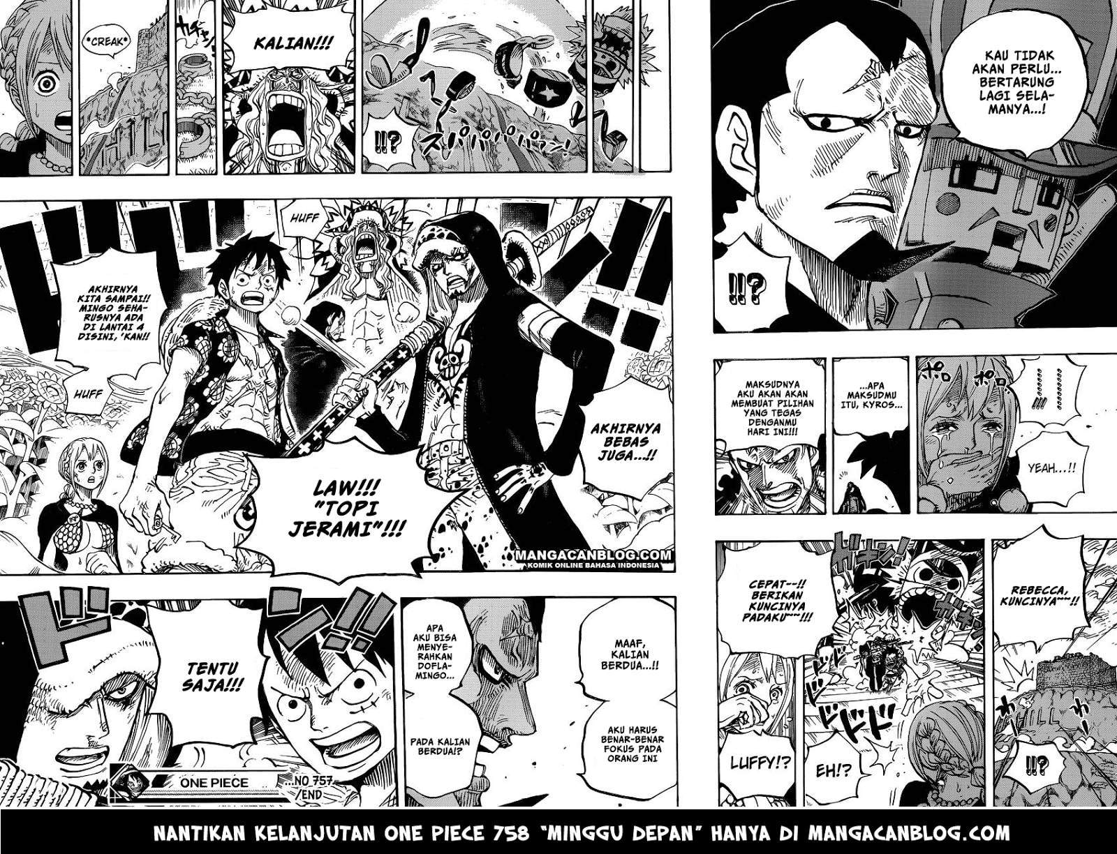 One Piece Chapter 757 Bahasa Indonesia