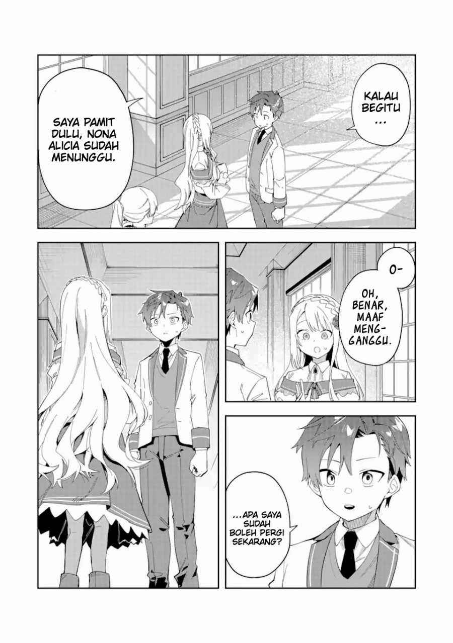 Akuyaku Reijou no Shitsuji-sama: Hametsu Flag wa Ore ga Tsubusasete Itadakimasu Chapter 24.1 Bahasa Indonesia