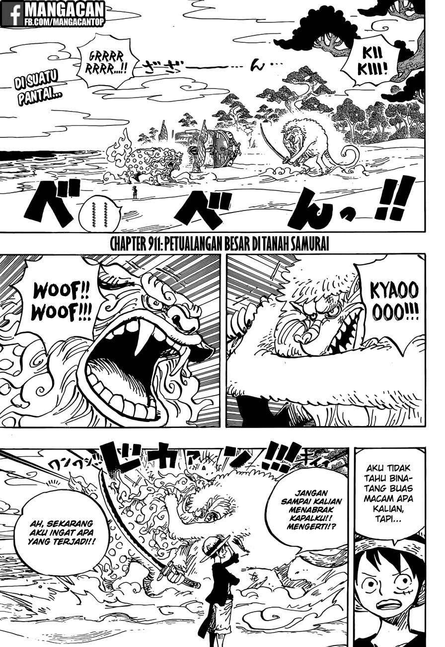 One Piece Chapter 911 Bahasa Indonesia