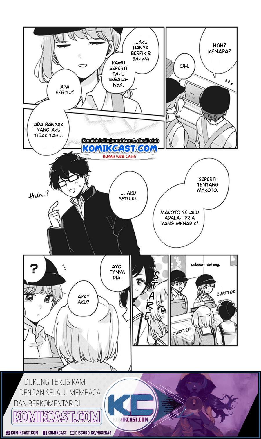 It’s Not Meguro-san’s First Time Chapter 34 Bahasa Indonesia