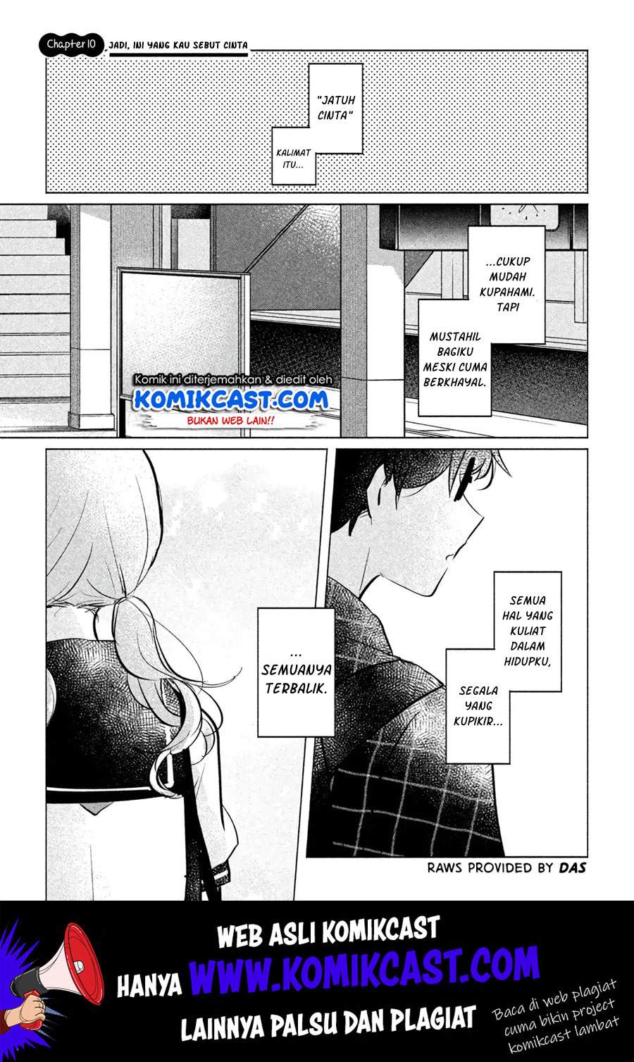 It’s Not Meguro-san’s First Time Chapter 10 Bahasa Indonesia