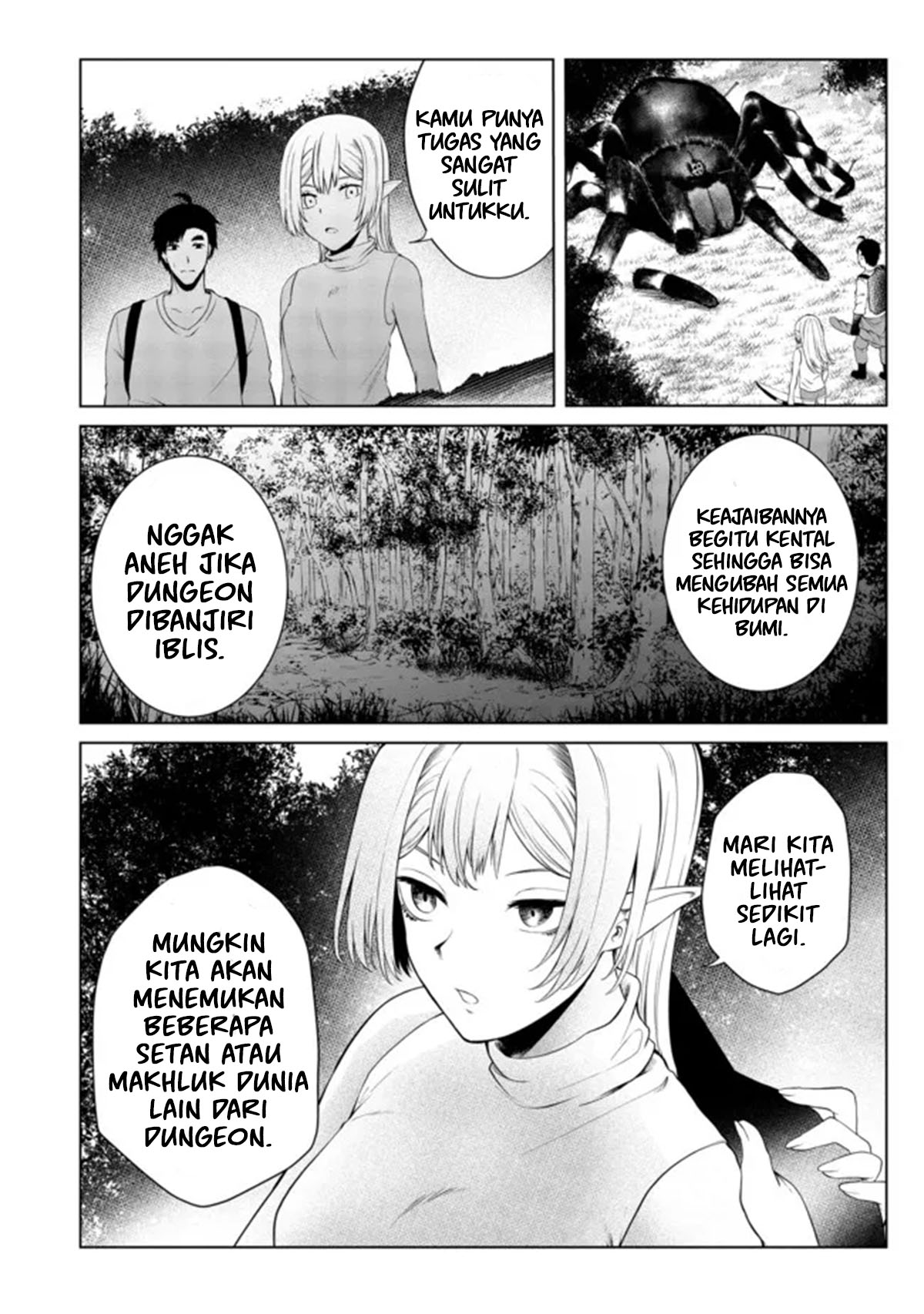 Mujintou De Elf to Kyoudou Seikatsu Chapter 27 Bahasa Indonesia