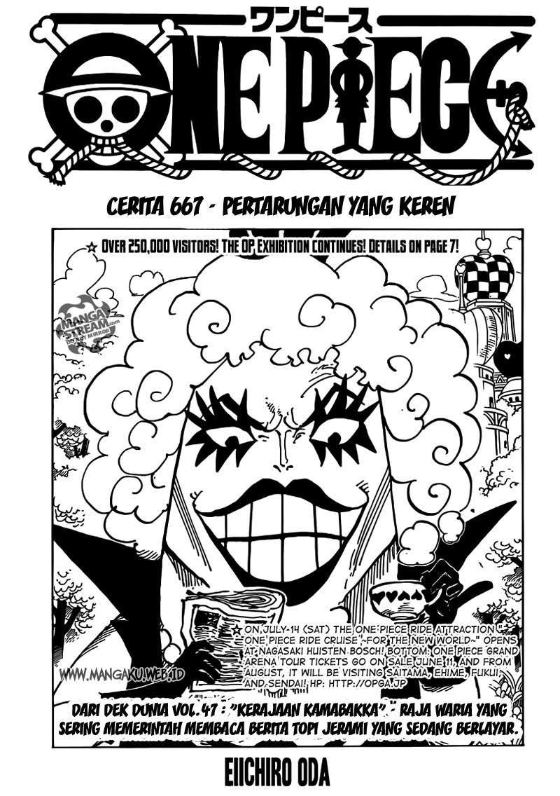 One Piece Chapter 667 Bahasa Indonesia