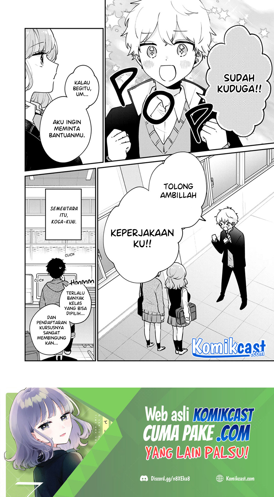 It’s Not Meguro-san’s First Time Chapter 53 Bahasa Indonesia