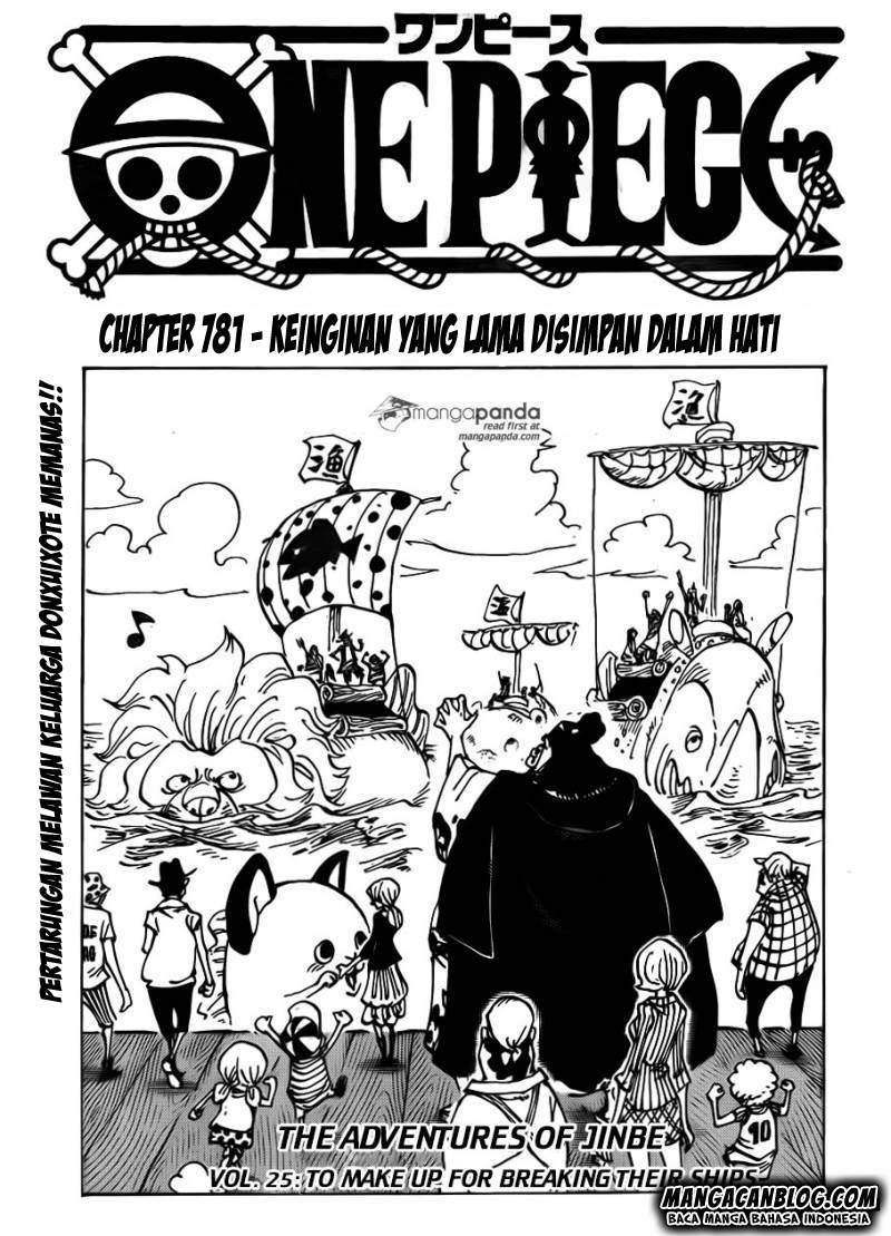 One Piece Chapter 781 Bahasa Indonesia