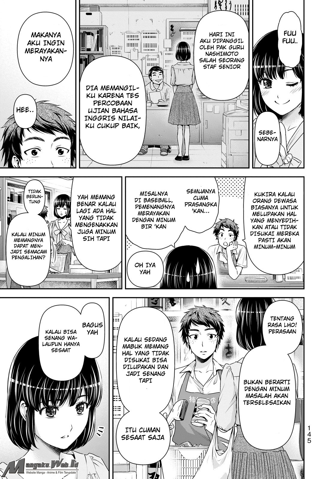 Domestic na Kanojo Chapter 92 Bahasa Indonesia