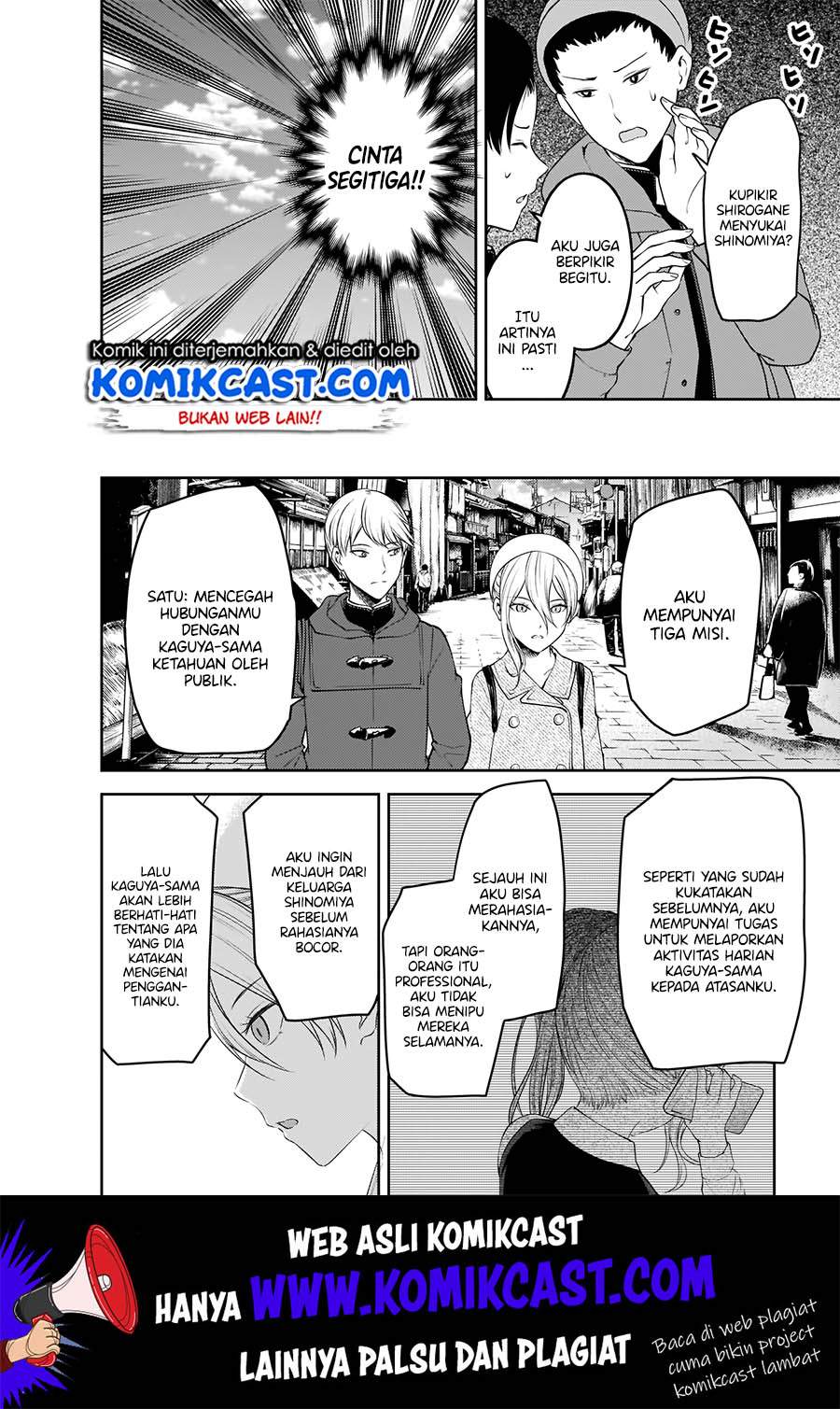 Kaguya-sama wa Kokurasetai – Tensai-tachi no Renai Zunousen Chapter 182 Bahasa Indonesia