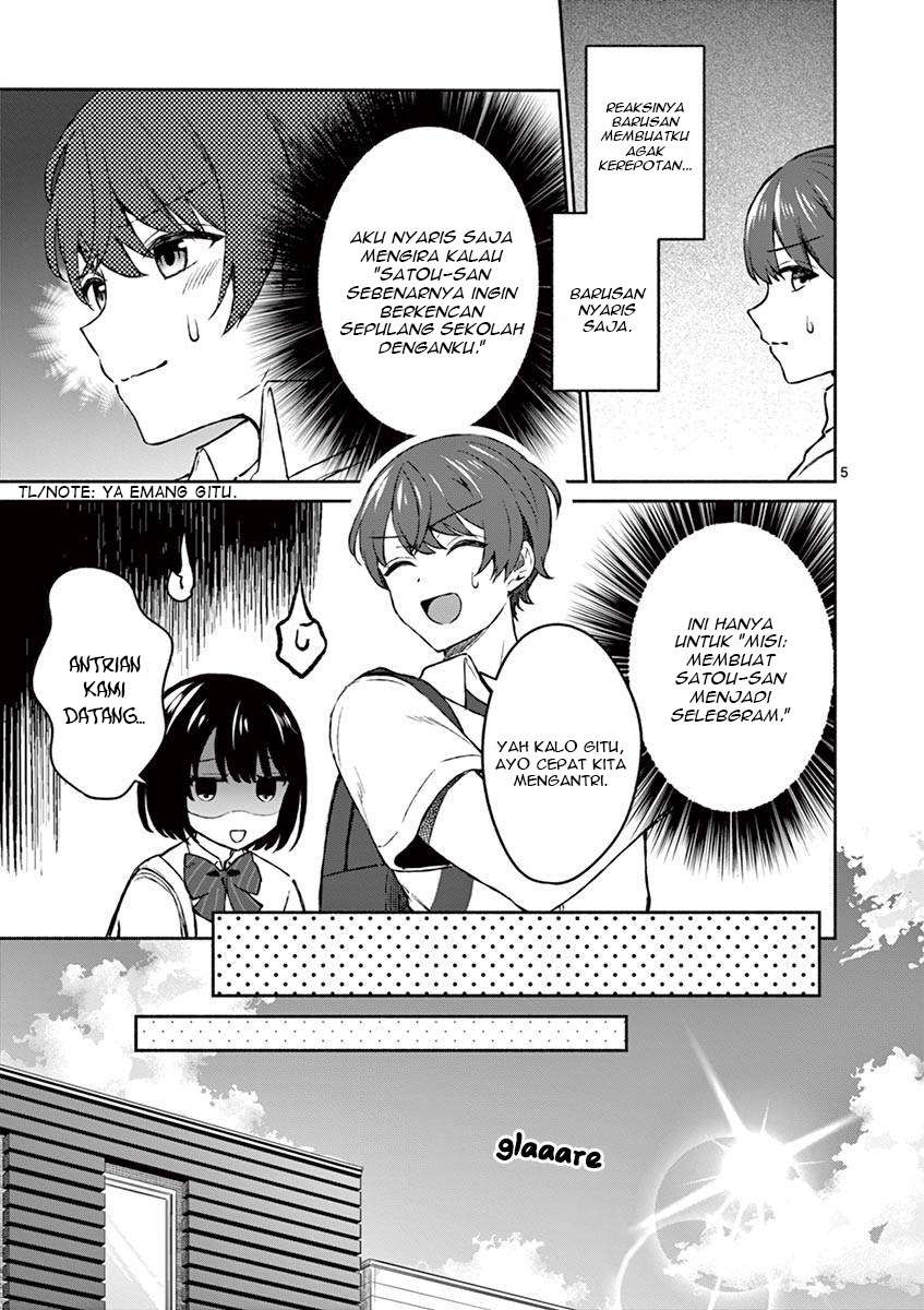 Shiotaiou no Sato-san ga Ore ni dake Amai Chapter 05 Bahasa Indonesia