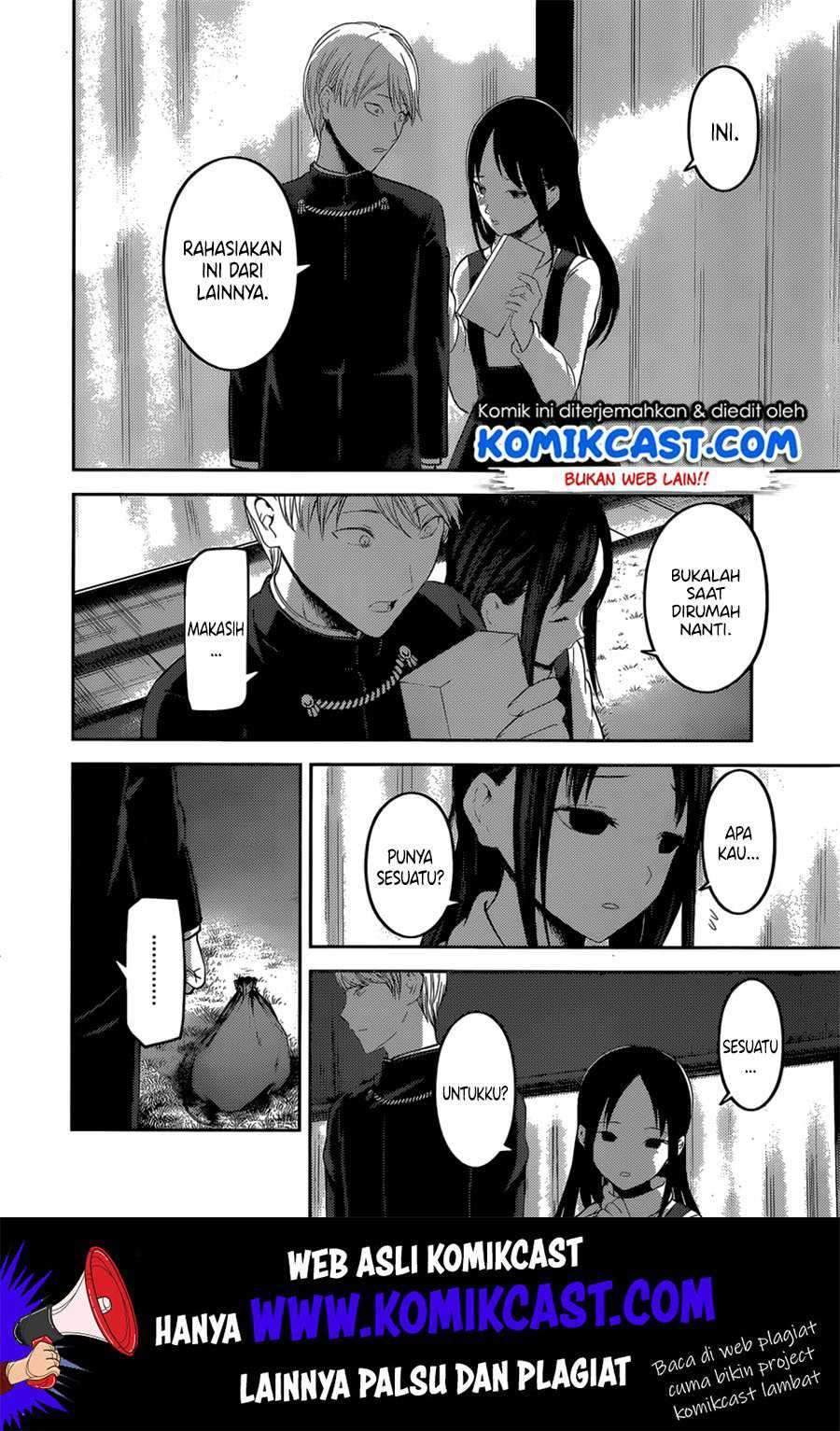 Kaguya-sama wa Kokurasetai – Tensai-tachi no Renai Zunousen Chapter 149 Bahasa Indonesia