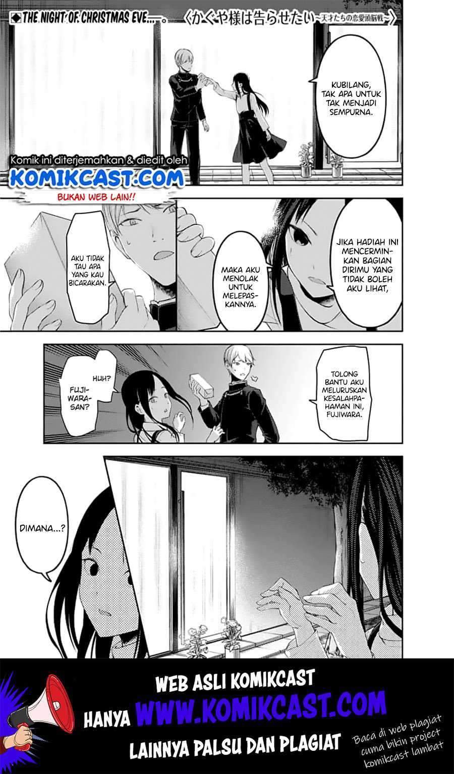 Kaguya-sama wa Kokurasetai – Tensai-tachi no Renai Zunousen Chapter 150 Bahasa Indonesia