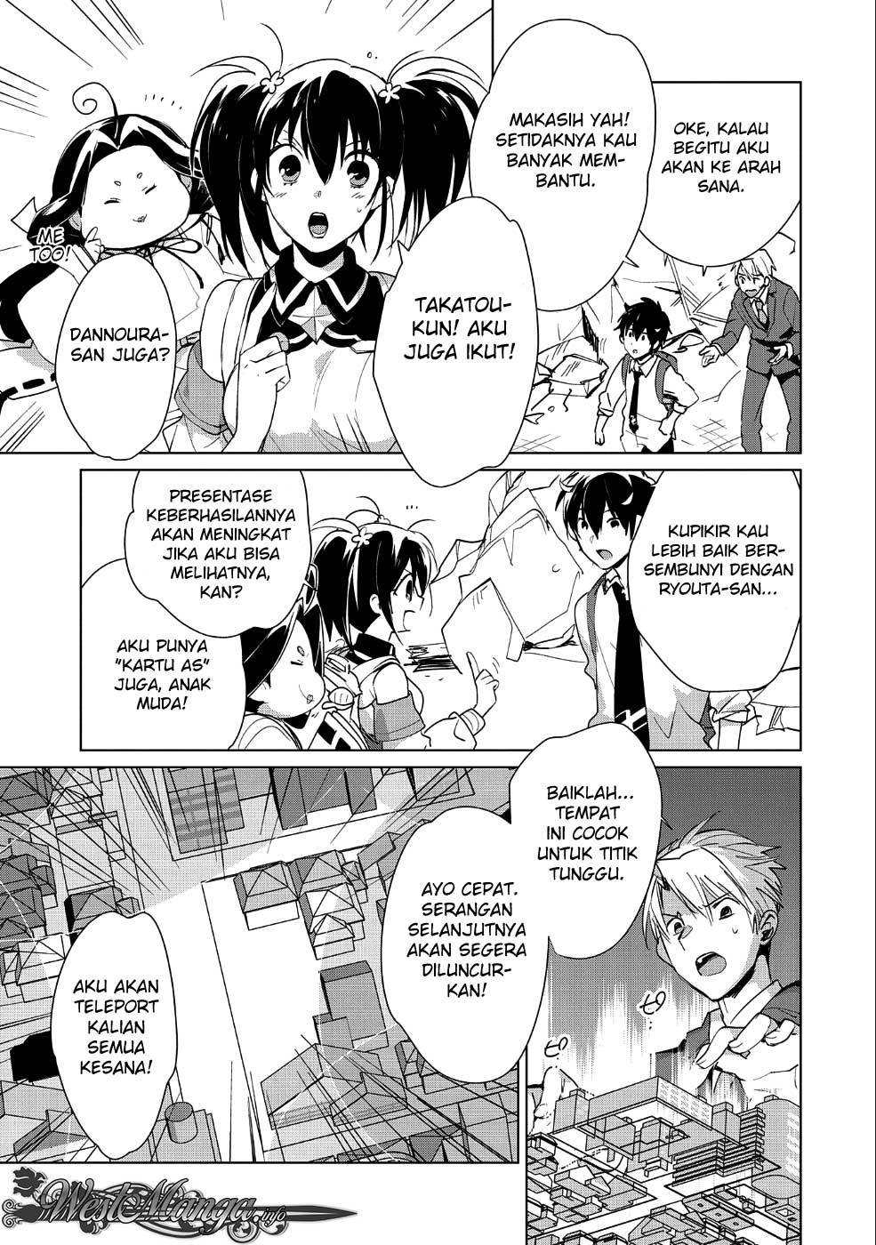 Sokushi Cheat ga Saikyou Sugite Isekai no Yatsura ga Marude Aite ni Naranai n desu ga Chapter 13 Bahasa Indonesia