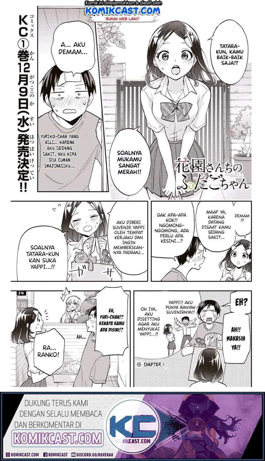 Hanazono Twins Chapter 20 Bahasa Indonesia