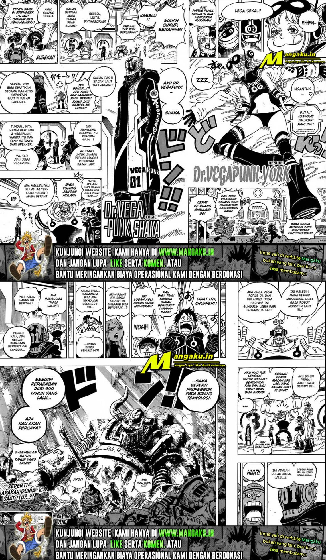One Piece Chapter 1065 HQ Bahasa Indonesia