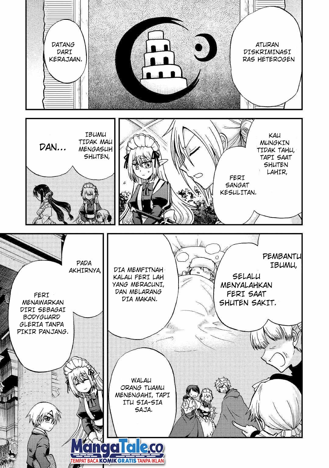 Zensei wa Ken Mikado. Konjou Kuzu Ouji Chapter 28 Bahasa Indonesia