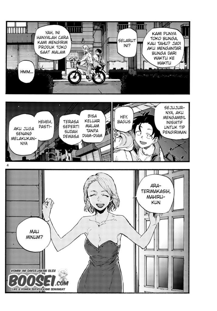 Yofukashi no Uta Chapter 41 Bahasa Indonesia