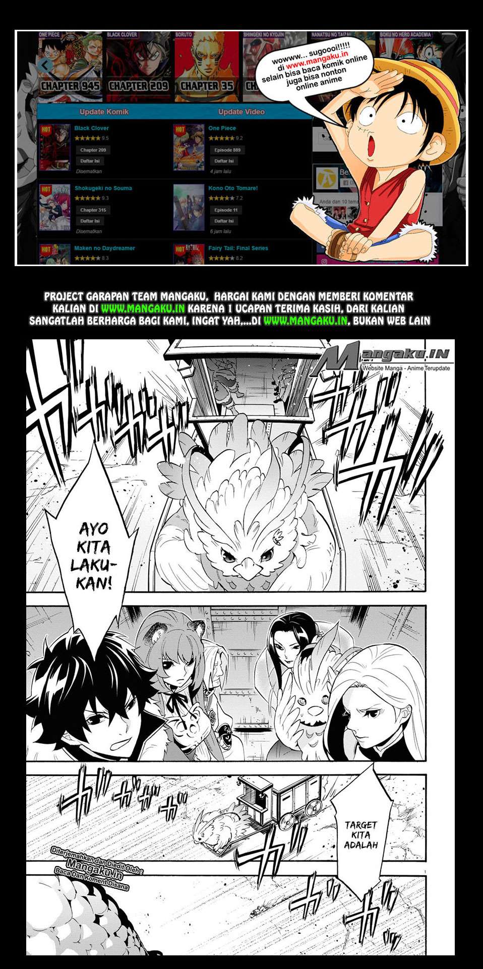 Tate no Yuusha no Nariagari Chapter 56 Bahasa Indonesia