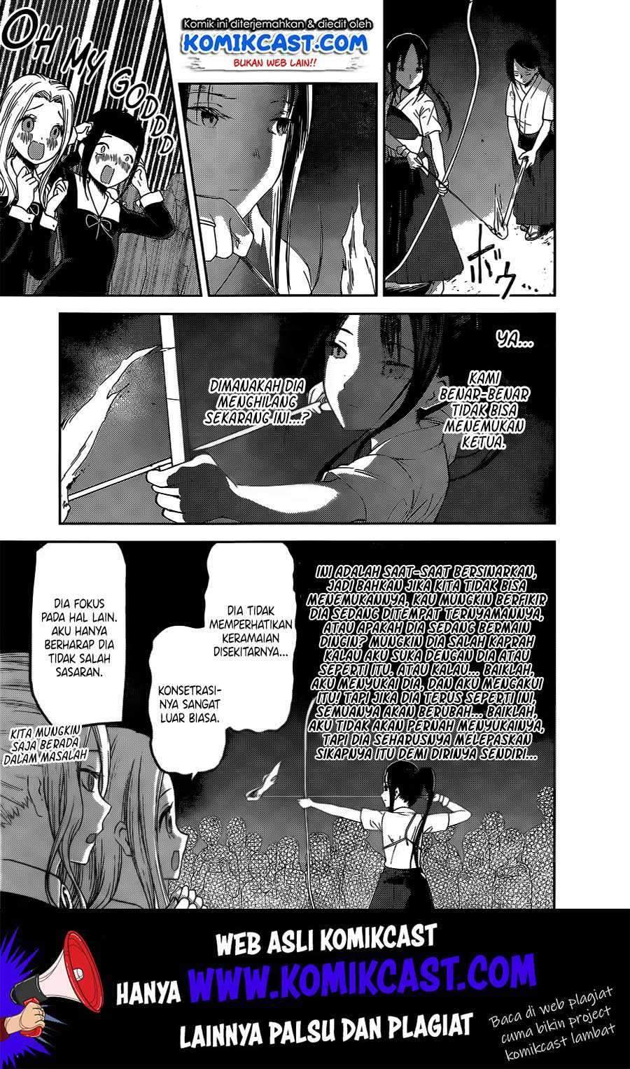 Kaguya-sama wa Kokurasetai – Tensai-tachi no Renai Zunousen Chapter 133 Bahasa Indonesia