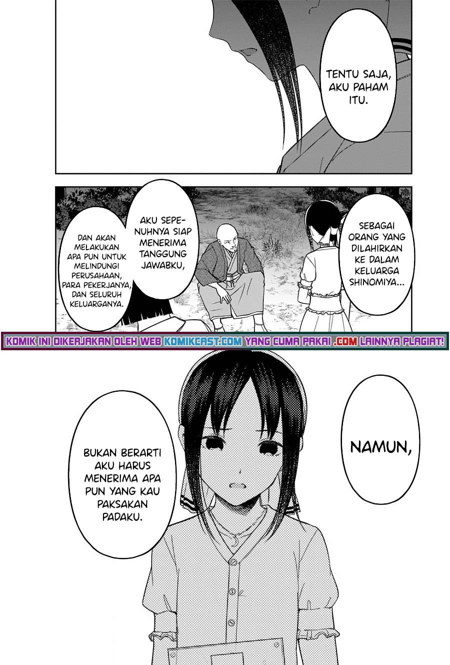 Kaguya-sama wa Kokurasetai – Tensai-tachi no Renai Zunousen Chapter 259 Bahasa Indonesia