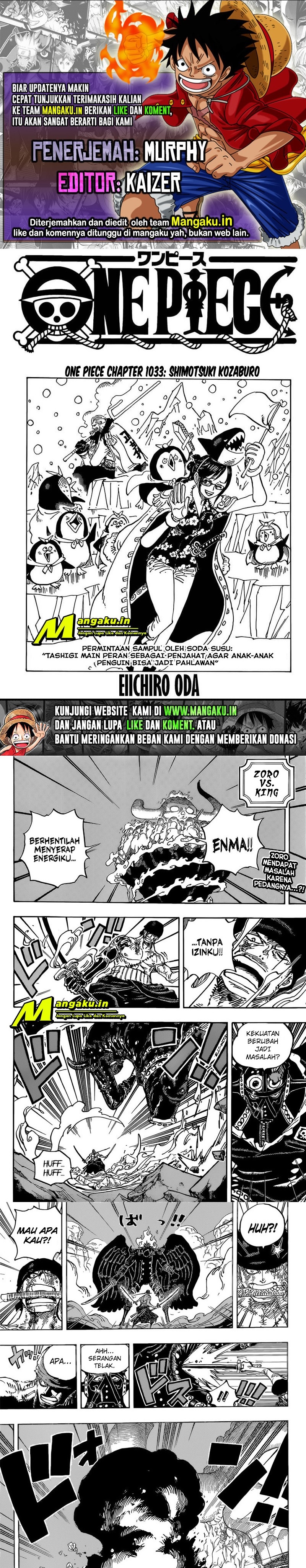 One Piece Chapter 1033 HQ Bahasa Indonesia