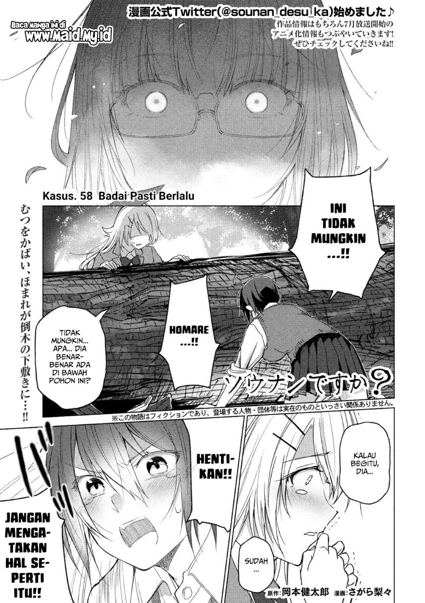 Sounan desu ka? Chapter 58 Bahasa Indonesia