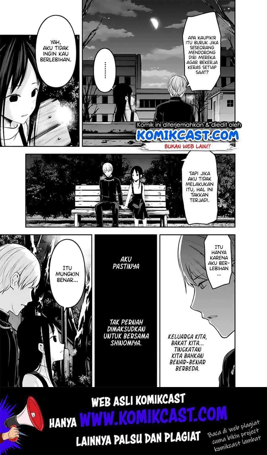 Kaguya-sama wa Kokurasetai – Tensai-tachi no Renai Zunousen Chapter 151 Bahasa Indonesia