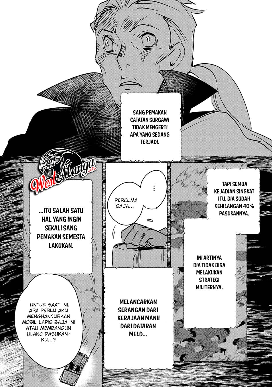 Sokushi Cheat ga Saikyou Sugite Isekai no Yatsura ga Marude Aite ni Naranai n desu ga Chapter 32 Bahasa Indonesia