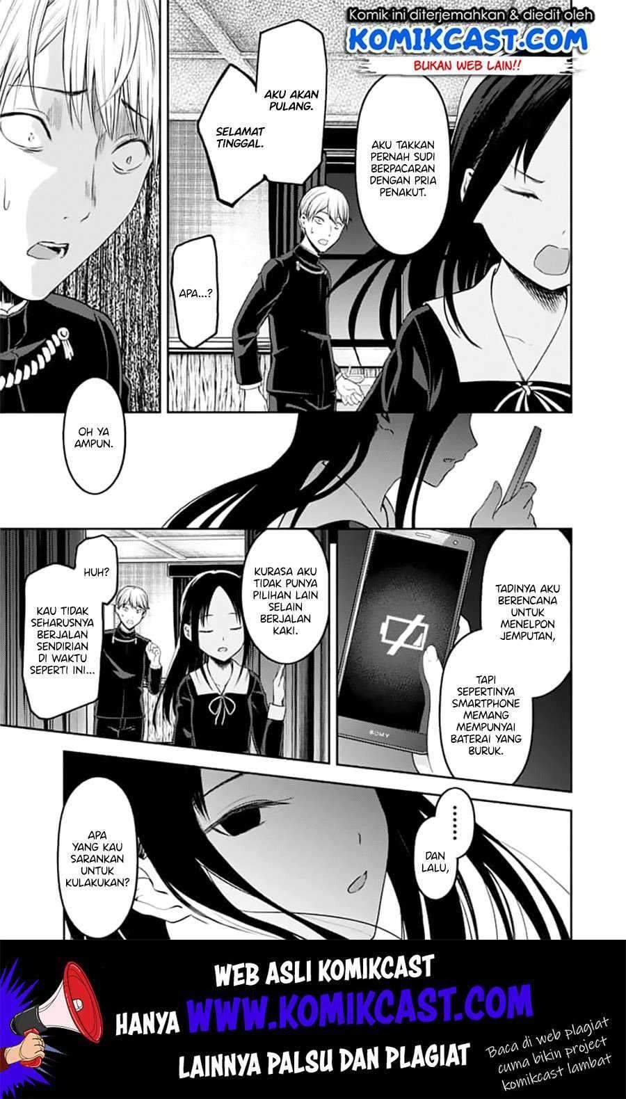 Kaguya-sama wa Kokurasetai – Tensai-tachi no Renai Zunousen Chapter 142 Bahasa Indonesia