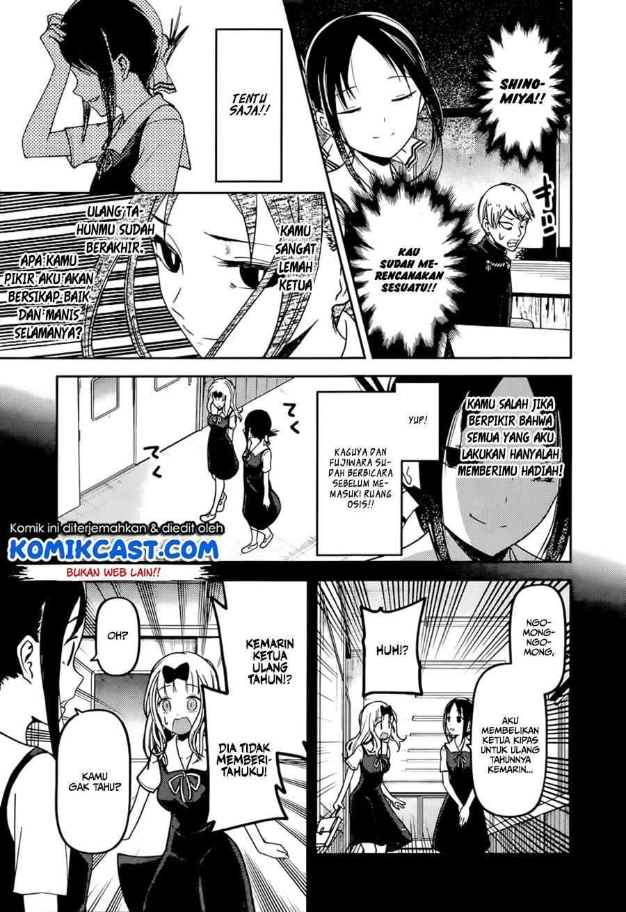 Kaguya-sama wa Kokurasetai – Tensai-tachi no Renai Zunousen Chapter 54 Bahasa Indonesia