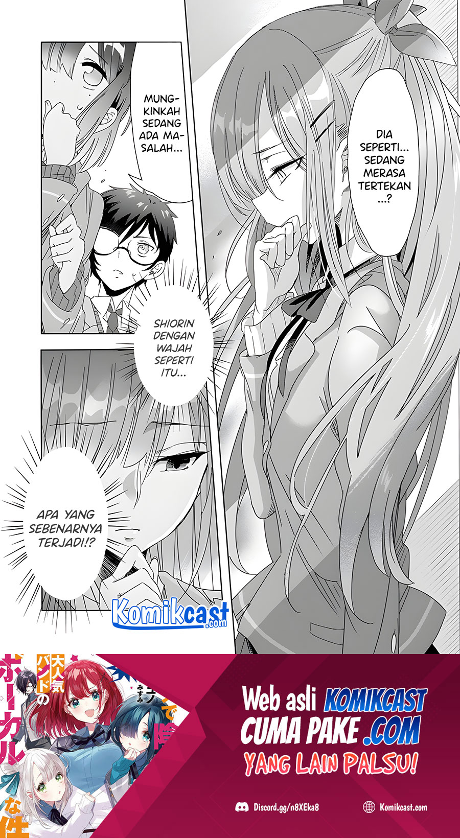 Class de Inkya no Ore ga Jitsu wa Daininki Band no Vocal na Ken Chapter 11 Bahasa Indonesia