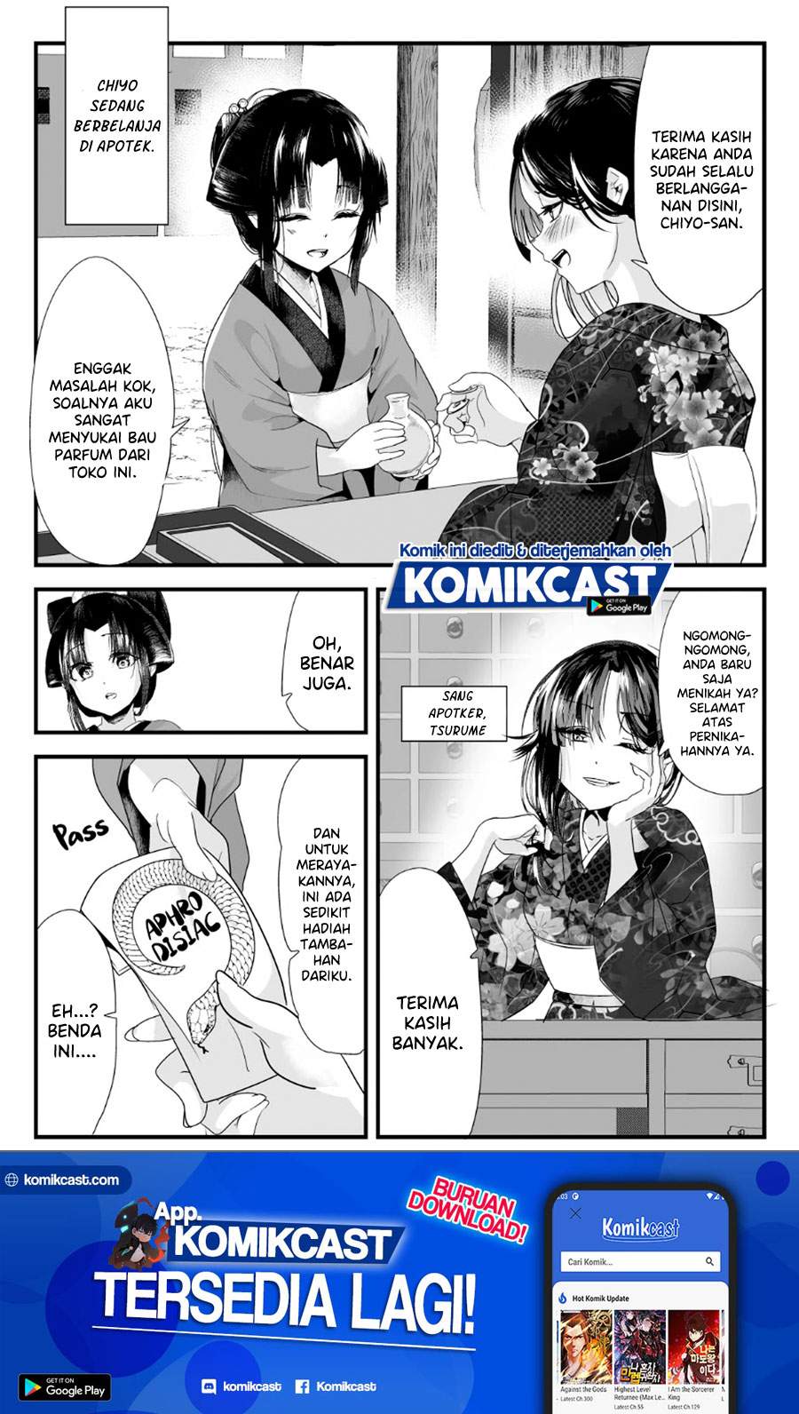 My New Wife Is Forcing Herself to Smile Chapter 39 Bahasa Indonesia