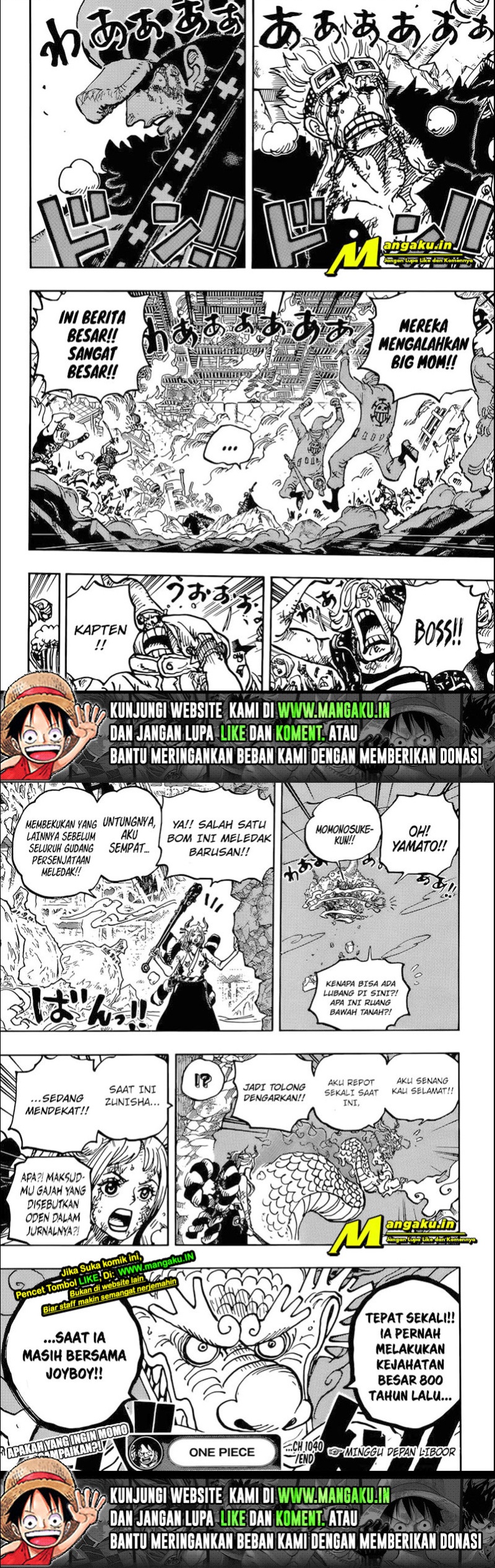 One Piece Chapter 1040 HQ Bahasa Indonesia