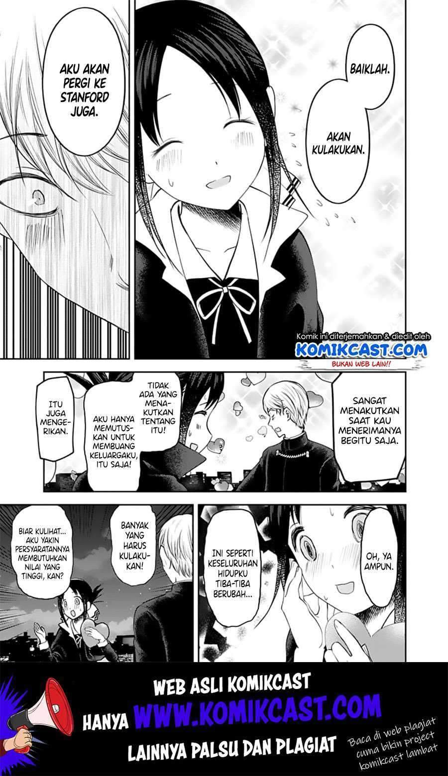 Kaguya-sama wa Kokurasetai – Tensai-tachi no Renai Zunousen Chapter 136 Bahasa Indonesia