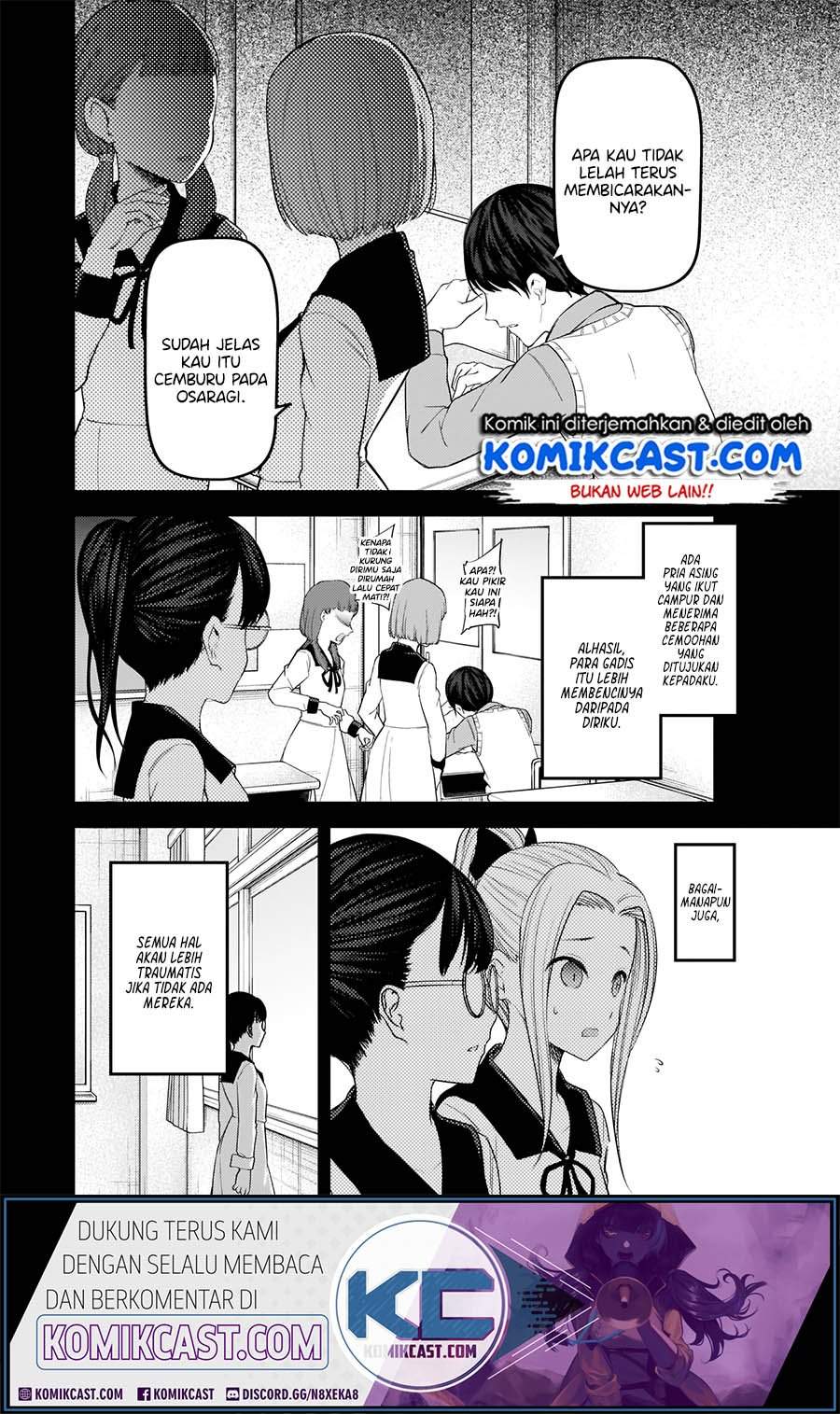 Kaguya-sama wa Kokurasetai – Tensai-tachi no Renai Zunousen Chapter 192 Bahasa Indonesia