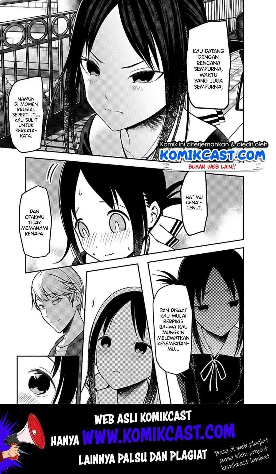 Kaguya-sama wa Kokurasetai – Tensai-tachi no Renai Zunousen Chapter 160 Bahasa Indonesia